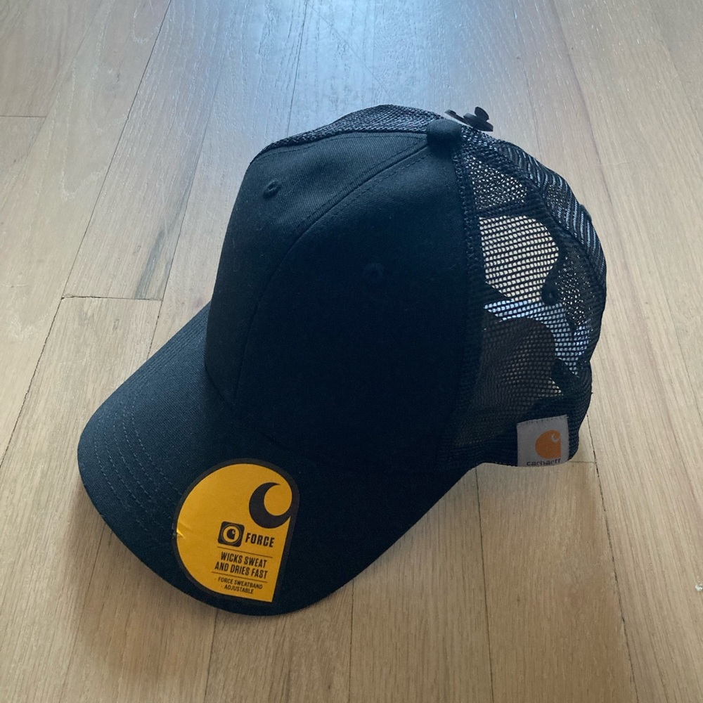 CARHARTT ‘Rugged Professional Series’ Black Canvas Mesh Cap